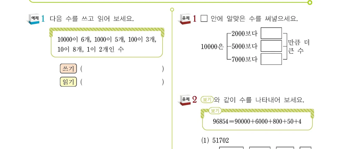 개념의 뼈대 완성하기 화면